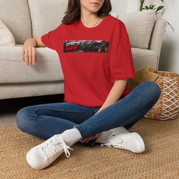 Dad's Ride T‑Shirt — Vintage Muscle Car Graphic Tee for Car Dads