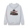 Hoodie - "Roadster" Halloween Graphic Pullover with Black Widow Performance Racing Back