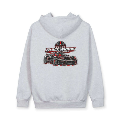 Hoodie - "Roadster" Halloween Graphic Pullover with Black Widow Performance Racing Back