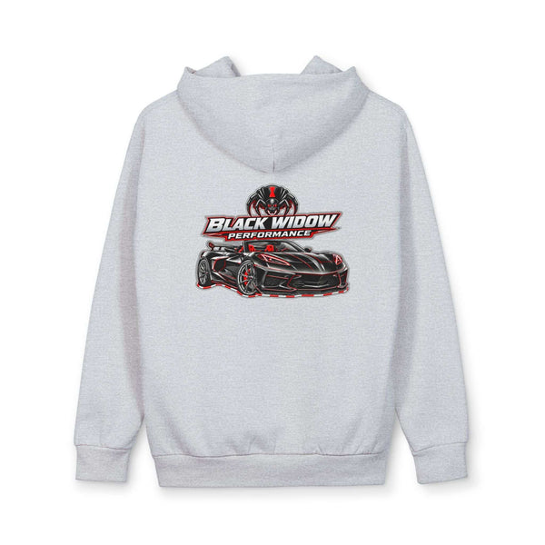 Hoodie - "Roadster" Halloween Graphic Pullover with Black Widow Performance Racing Back