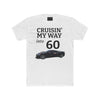 Black Widow Corvette C8 graphic on 60th birthday tee shirt