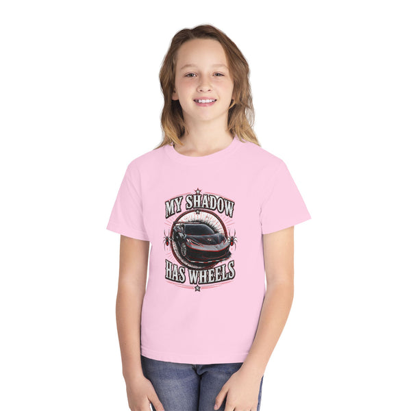 Youth Tee — "My Shadow Has Wheels"