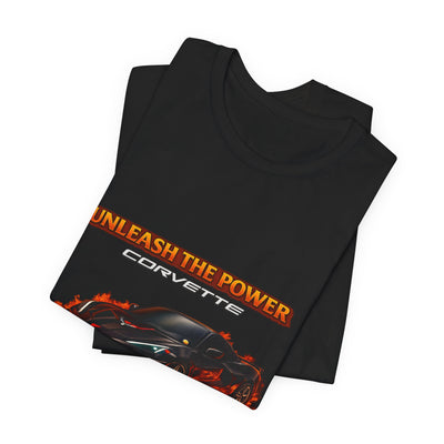 Corvette Black Widow Tee — Unleash the Power Sports Car T-Shirt