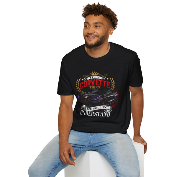 Corvette Graphic T‑Shirt — "It's a Corvette Thing" Retro Car Tee