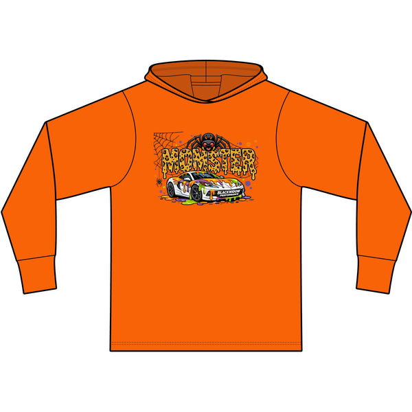 Rally Racing Hoodie — Car Graphic “Rally Monsters” Long-Sleeve Hooded Tee