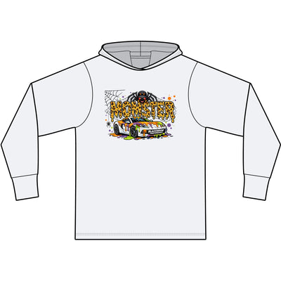 Rally Racing Hoodie — Car Graphic “Rally Monsters” Long-Sleeve Hooded Tee