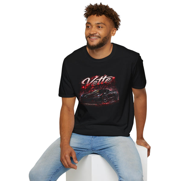 Vette Sports Car T-Shirt — Retro Racing Corvette Graphic Tee