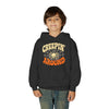 Youth Hoodie – "Creepin' Around" Halloween Spider Skull Design