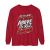 "Above Da Rest" Racing Graphic Long Sleeve T-Shirt