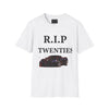 Black Widow Corvette R.I.P. 1920s nostalgic vintage style t-shirt with soft cotton fabric and retro design