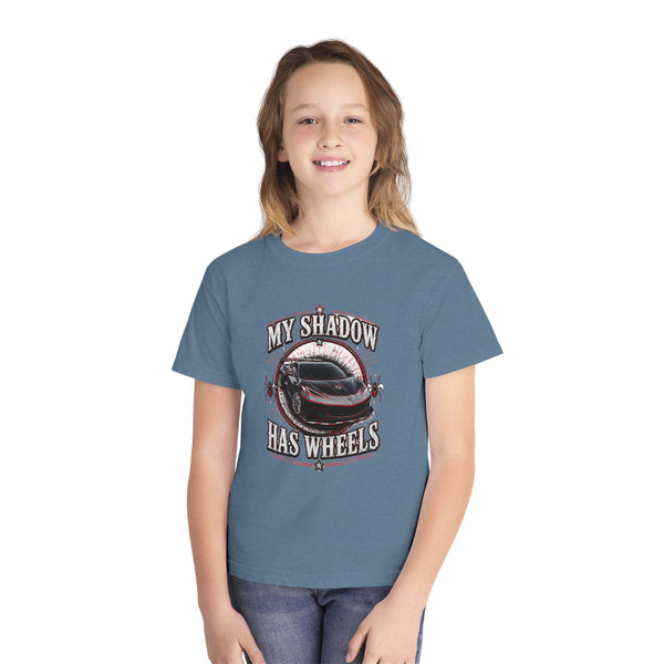 Youth Tee — "My Shadow Has Wheels"
