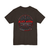 Black Veteran Corvette C8 Tee with Black Widow Performance graphic on breathable cotton shirt