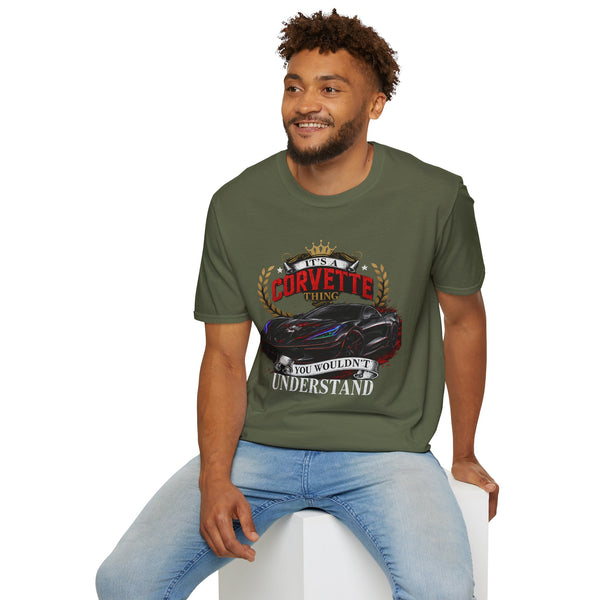 Corvette Graphic T‑Shirt — "It's a Corvette Thing" Retro Car Tee