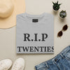 Black Widow Corvette R.I.P. vintage 1920s nostalgia t-shirt with size guide table