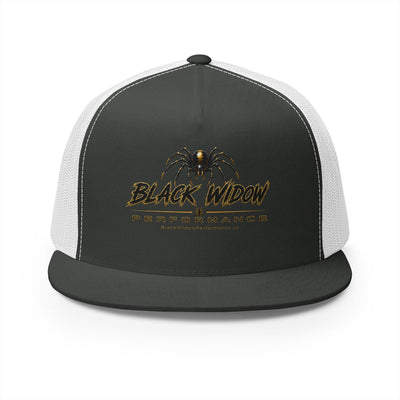 Trucker Cap – Retro Spider Logo Mesh Snapback