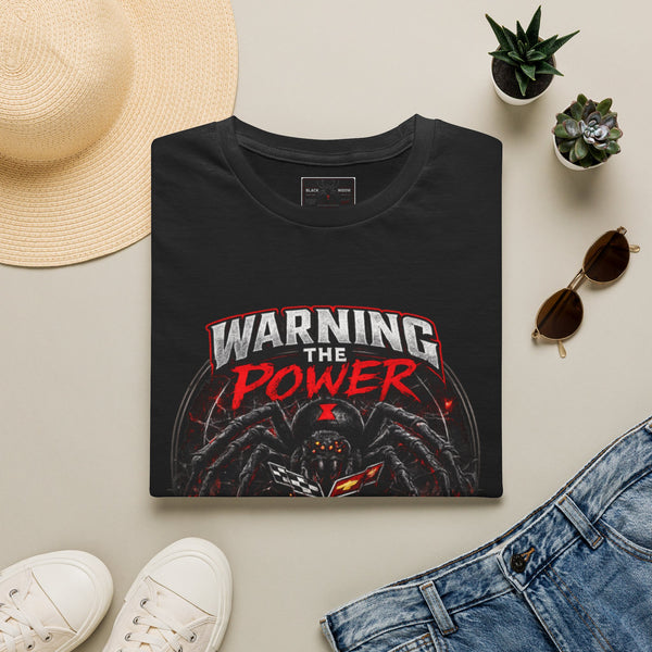 Unleash The Power Spider T-Shirt Warning