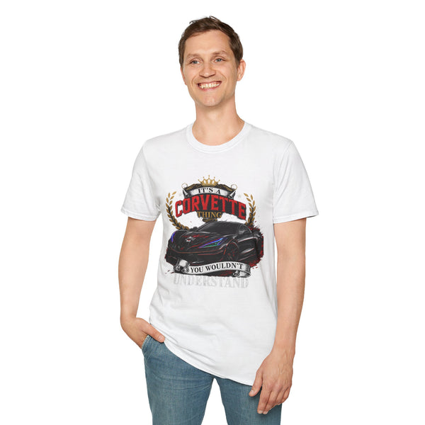Corvette Graphic T‑Shirt — "It's a Corvette Thing" Retro Car Tee