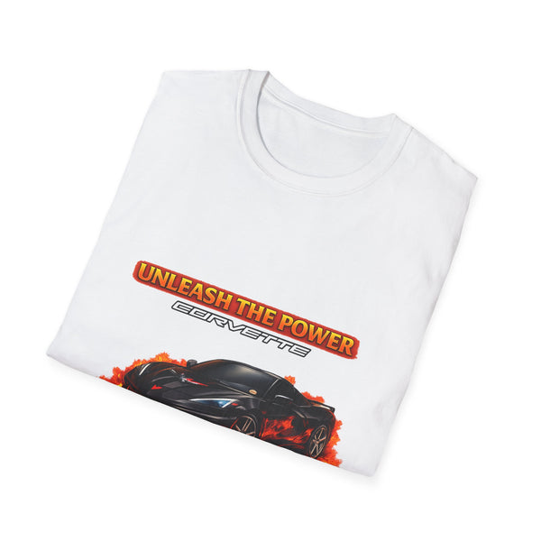 Black Widow Sports Car T-Shirt — "Unleash the Power" Graphic Tee