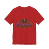 Black Widow Mardi Gras Tee — Vintage Spider Performance Graphic T-Shirt