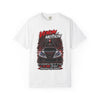 Venom in Motion Corvette C8 T-shirt with black widow and car graphic, heavyweight cotton tee