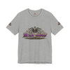 Black Widow Mardi Gras Tee — Vintage Spider Performance Graphic T-Shirt