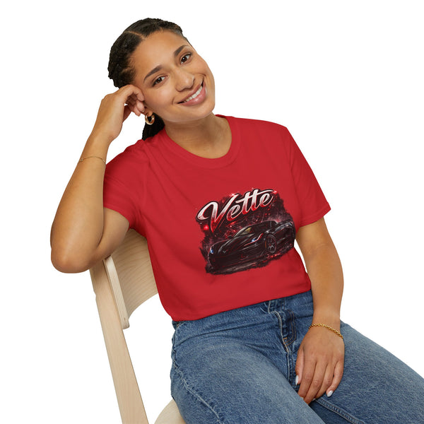 Vette Sports Car T-Shirt — Retro Racing Corvette Graphic Tee