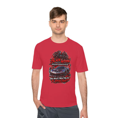 Corvette Performance Tee — Black Widow Racing Graphic