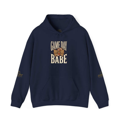 Hoodie — "Game Day Babe" Graphic Hooded Sweatshirt (Black Widow Performance)