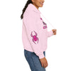 Black Widow Performance Hoodie — Pink Spider Racing Design