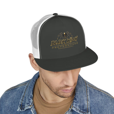 Trucker Cap – Retro Spider Logo Mesh Snapback
