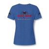 Checking Under The Hood Tee — Women's V-Neck Cat & Sports Car Graphic