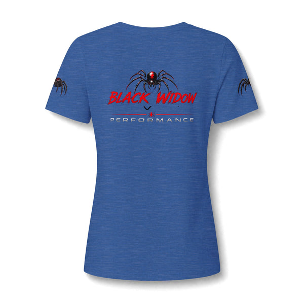 Checking Under The Hood Tee — Women's V-Neck Cat & Sports Car Graphic