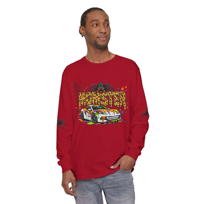 'Momster' Racing Long Sleeve Tee