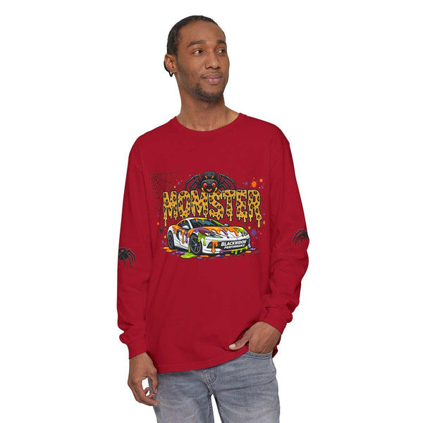 'Momster' Racing Long Sleeve Tee