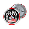 Custom Pin Buttons metal with safety pin backing and glossy UV resistant finish