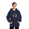 Halloween Ghost Hoodie — "October Pink Boo Crew" Graphic Pullover