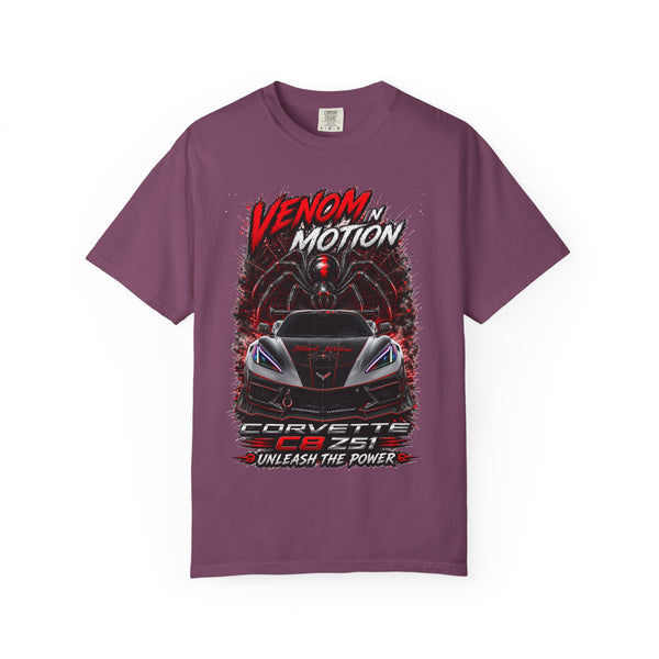 Venom in Motion Corvette Car Tee