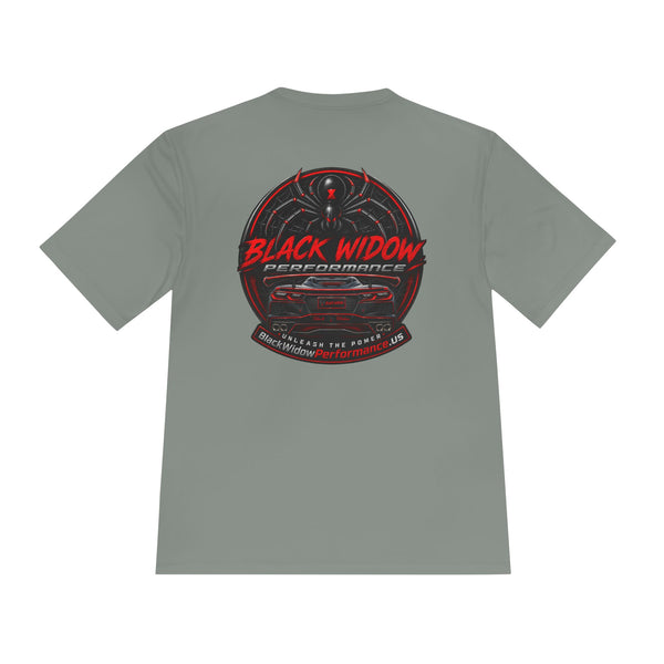 Corvette Performance Tee — Black Widow Racing Graphic