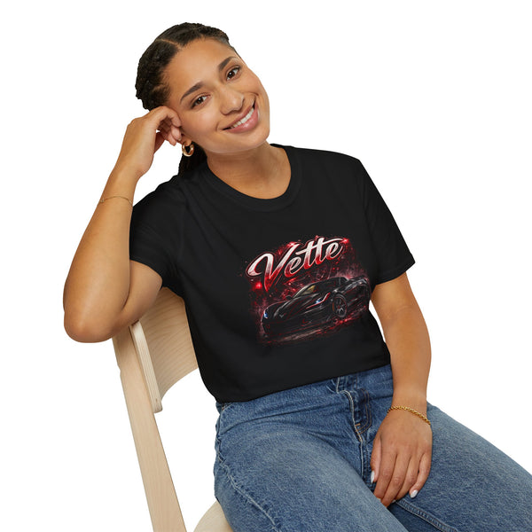 Vette Sports Car T-Shirt — Retro Racing Corvette Graphic Tee