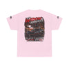 Black Widow Corvette performance tee with vintage car graphic and moonlit forest background