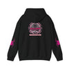 Black Widow Performance Hoodie — Pink Spider Racing Design