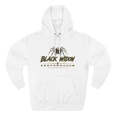 Black Widow Performance Hoodie medium-heavy fleece pullover with adjustable hood and racing-inspired graphics