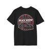 Black Widow Performance Corvette Z51 T-shirt with sleek black design and Corvette motif