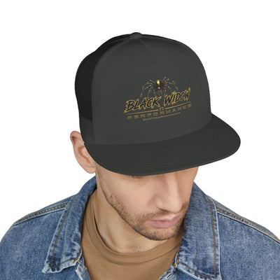Trucker Cap – Retro Spider Logo Mesh Snapback
