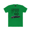 Black Widow Corvette C8 60th birthday lightweight tee with classic crew neckline and durable print