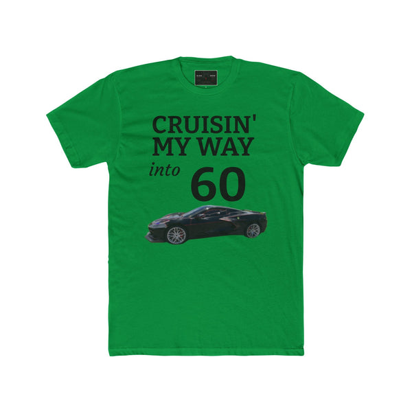 Black Widow Corvette C8 60th birthday lightweight tee with classic crew neckline and durable print