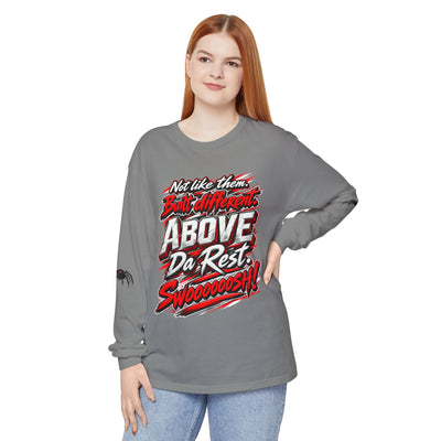 "Above Da Rest" Racing Graphic Long Sleeve T-Shirt