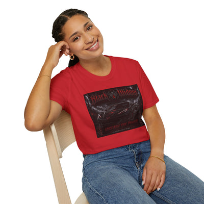 Black Widow Graphic Tee — Dark Gothic Car Design