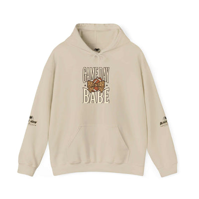 Hoodie — "Game Day Babe" Graphic Hooded Sweatshirt (Black Widow Performance)
