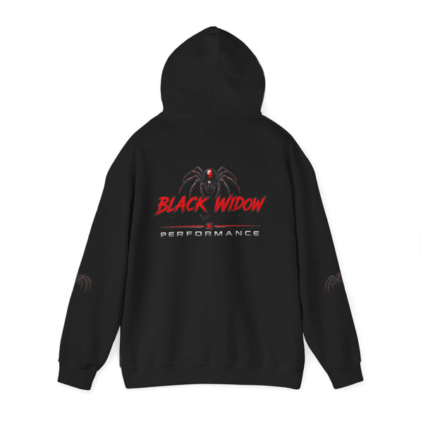 Black Widow Monster Hoodie — Graphic Spider Performance Sweatshirt